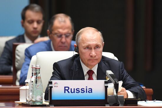 Russian President Vladimir Putin attends BRICS summit. Day two