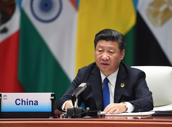 Russian President Vladimir Putin attends BRICS summit. Day two