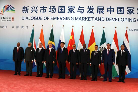 Russian President Vladimir Putin attends BRICS summit. Day two