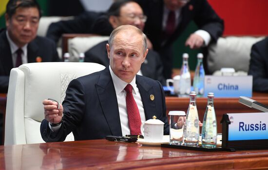 Russian President Vladimir Putin attends BRICS summit. Day two