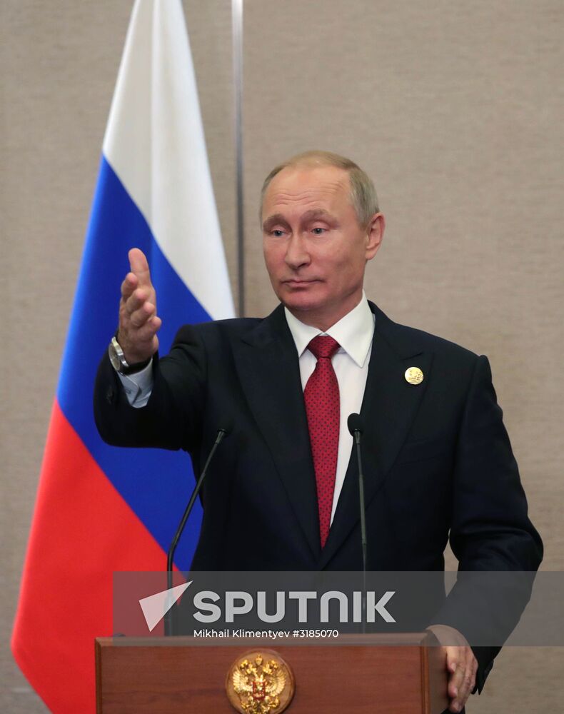 Russian President Vladimir Putin attends BRICS summit. Day two