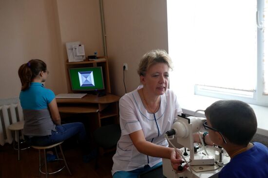 Ophthalmology ward opens at Republican Hospital for Children in Donetsk