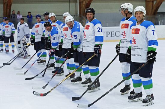 Vladivostok hosts gala match between Eastern Economic Forum and |Primorye Territory Administration select teams