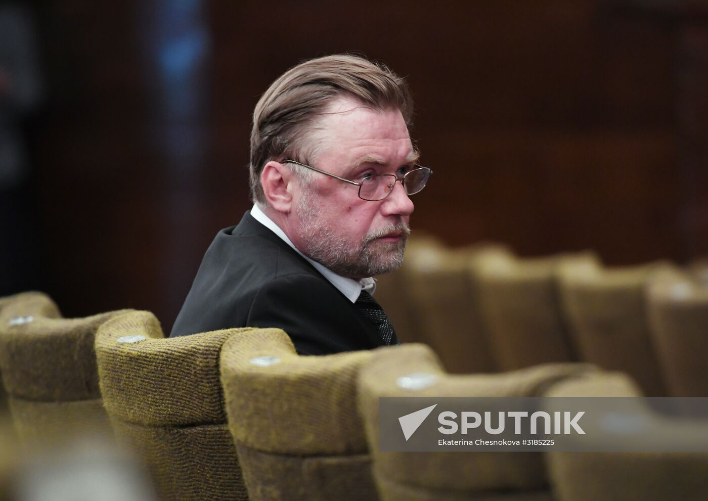 Members of Gorky Moscow Academic Art Theater company meet in Moscow
