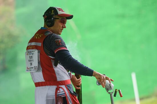 ISSF World Shooting Championships. Trap shooting. Day five