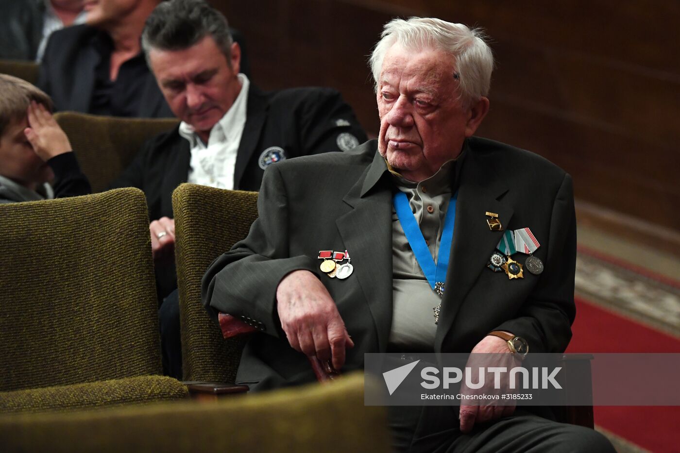 Members of Gorky Moscow Academic Art Theater company meet in Moscow