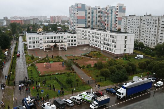 Teenager opens fire at a school near Moscow