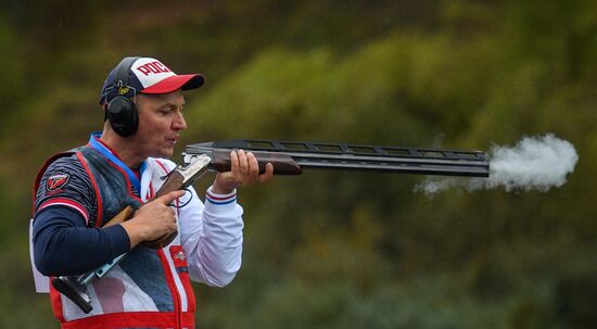 ISSF World Shooting Championships. Trap shooting. Day Five