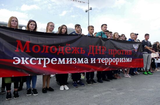 Republic's Solidarity March in Donetsk