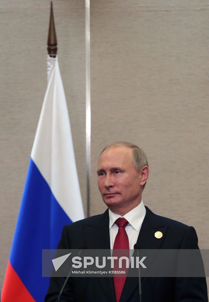 Russian President Vladimir Putin attends BRICS summit. Day Two