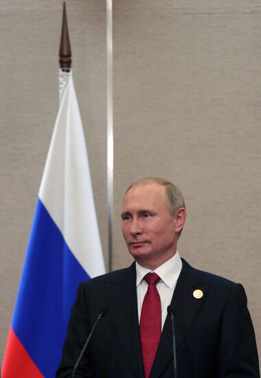 Russian President Vladimir Putin attends BRICS summit. Day Two