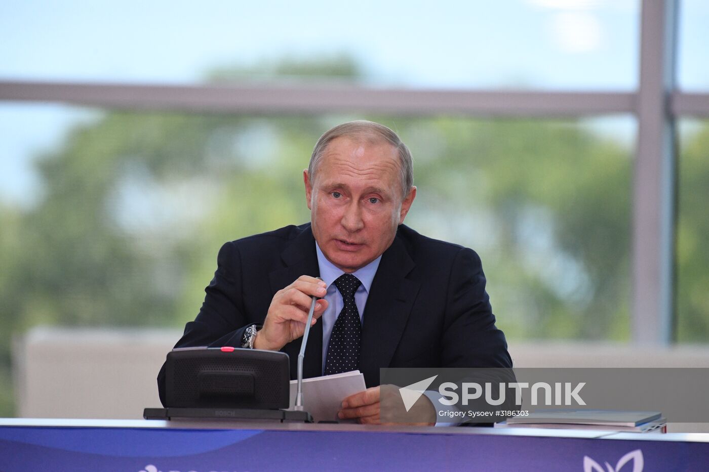 President Vladimir Putin's working visit to Primorye Territory. Day two