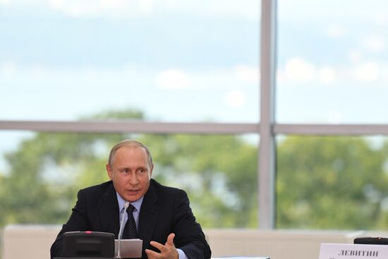 President Vladimir Putin's working visit to Primorye Territory. Day two