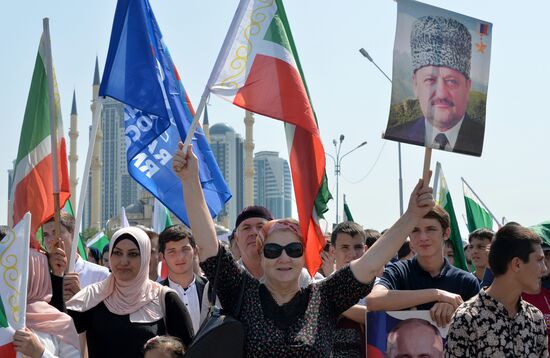 Grozny marks Day of the Chechen Republic