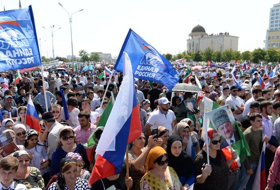 Grozny marks Day of the Chechen Republic