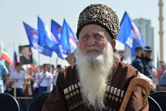 Grozny marks Day of the Chechen Republic