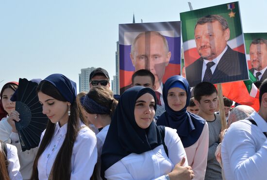 Grozny marks Day of the Chechen Republic