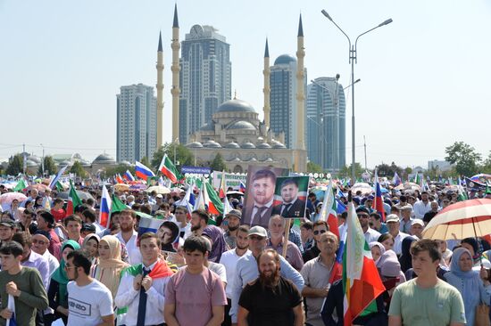 Grozny marks Day of the Chechen Republic