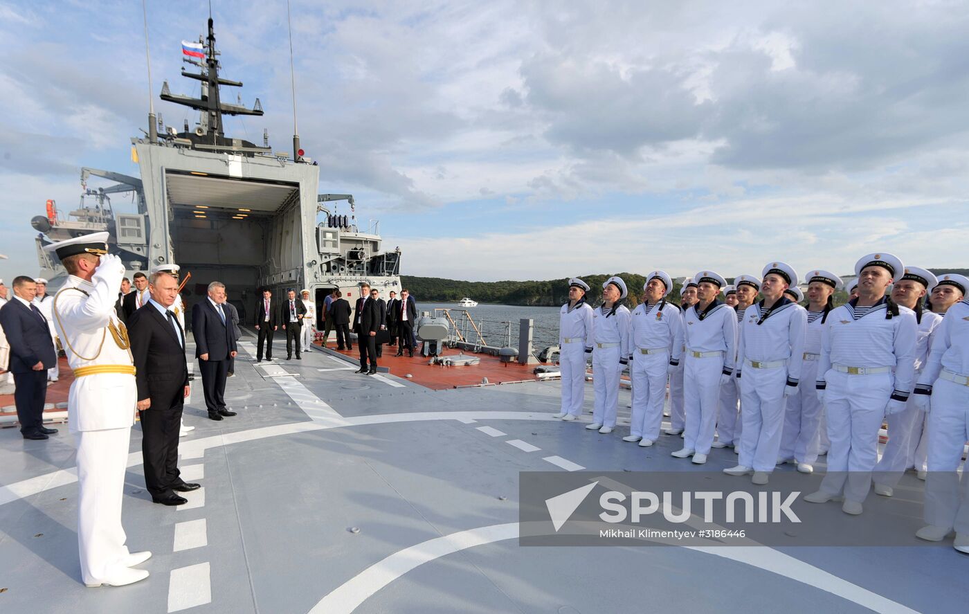 President Vladimir Putin's working visit to Primorye Territory. Day two