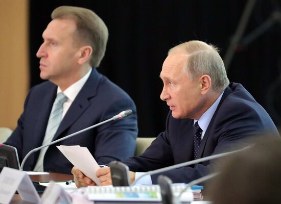 President Vladimir Putin's working visit to Primorye Territory. Day two