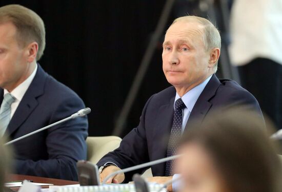 President Vladimir Putin's working visit to Primorye Territory. Day two