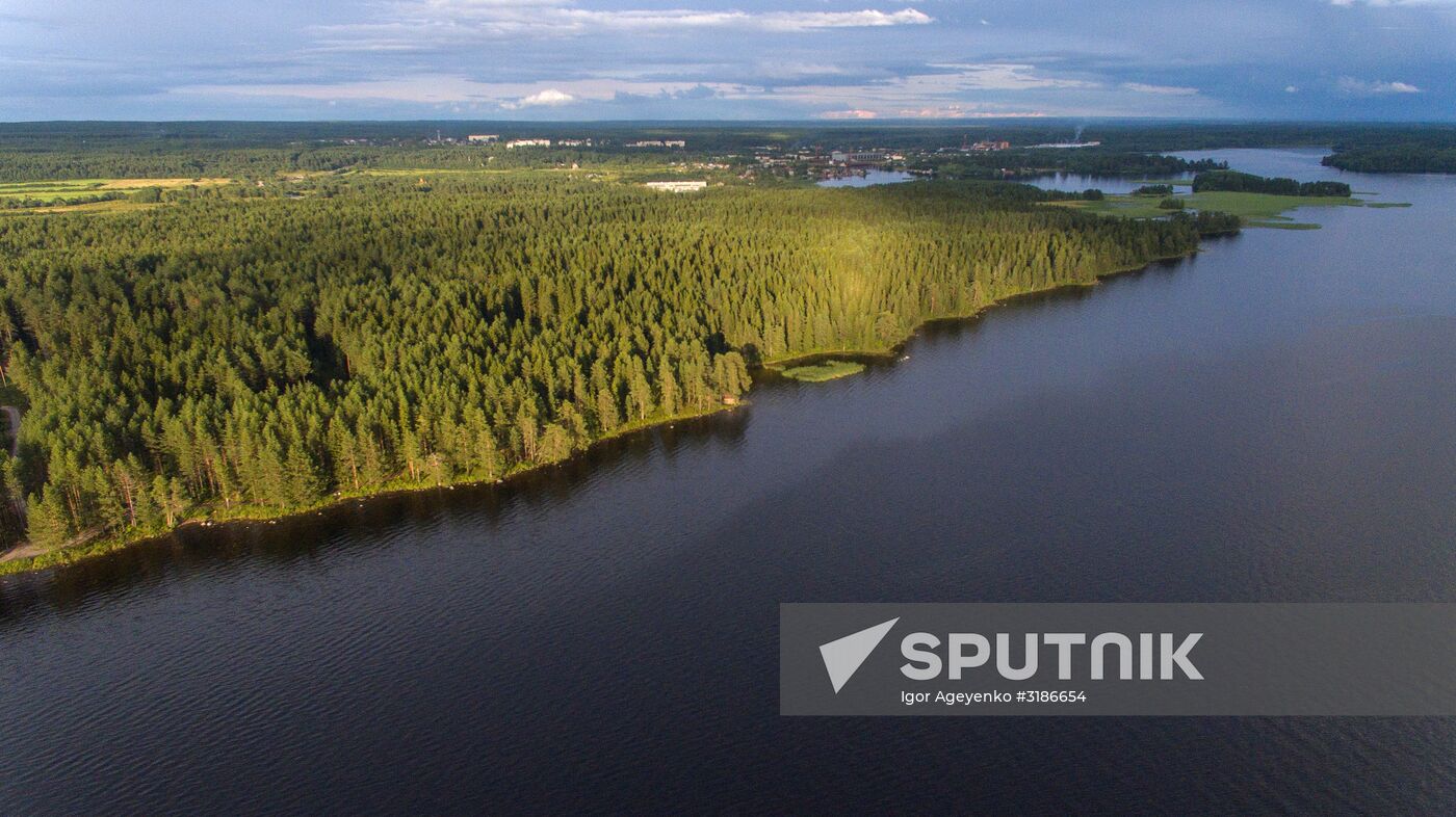 Lake Onega in Karelia
