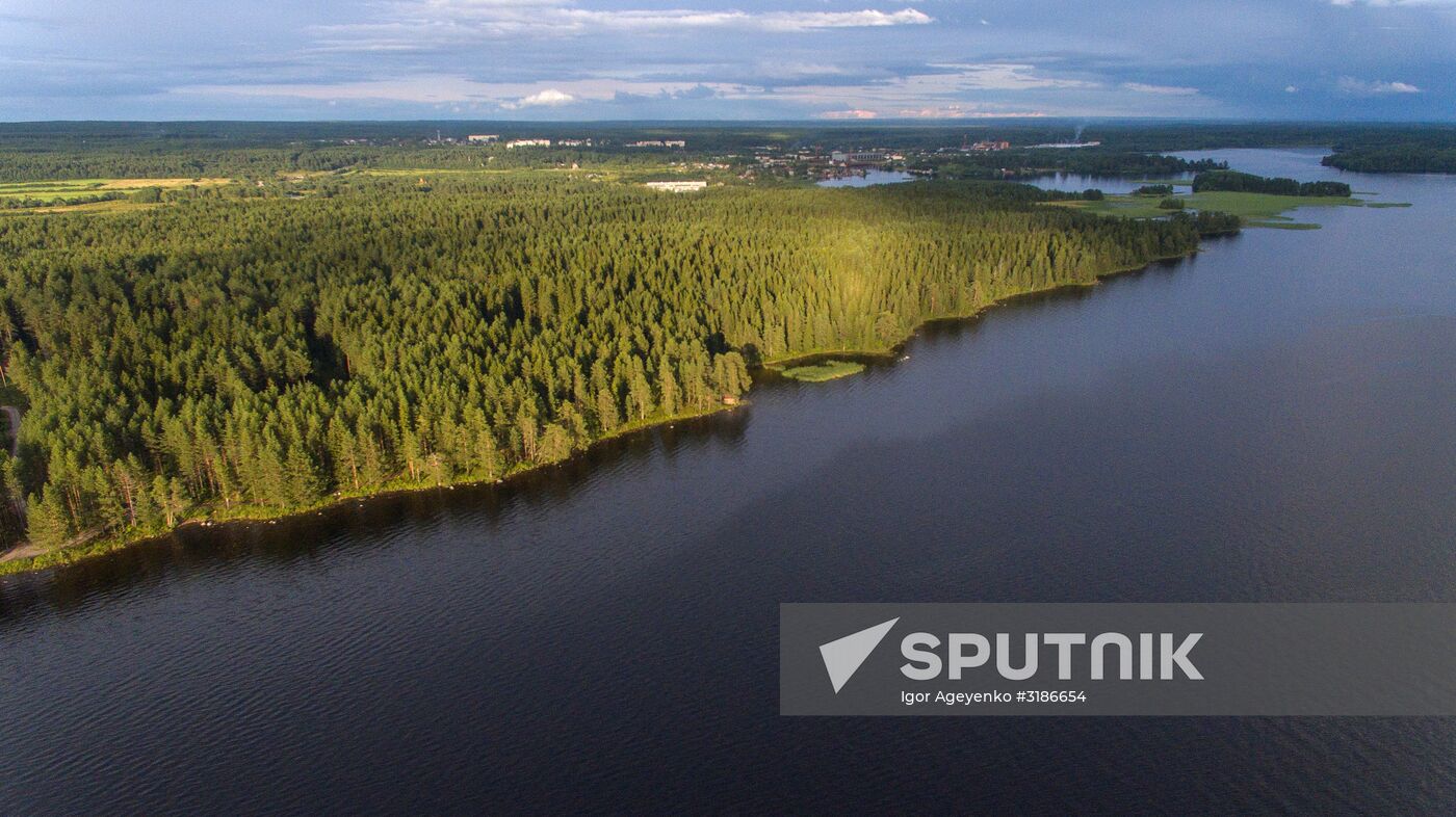 Lake Onega in Karelia