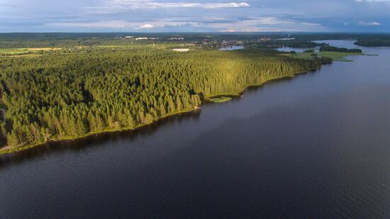 Lake Onega in Karelia