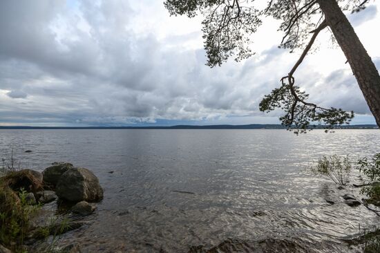 Lake Onega in Karelia