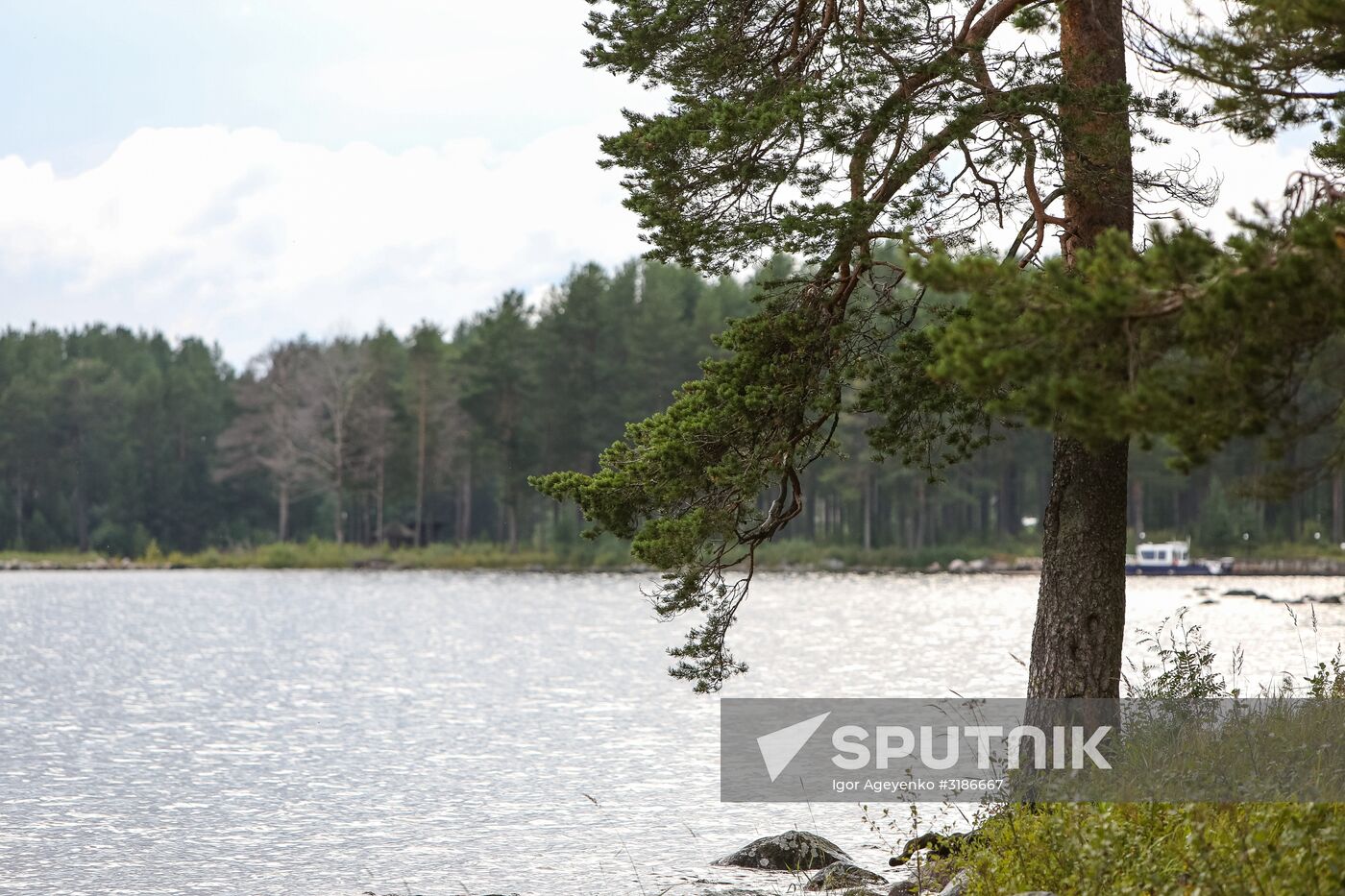 Lake Onega in Karelia