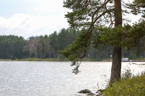 Lake Onega in Karelia