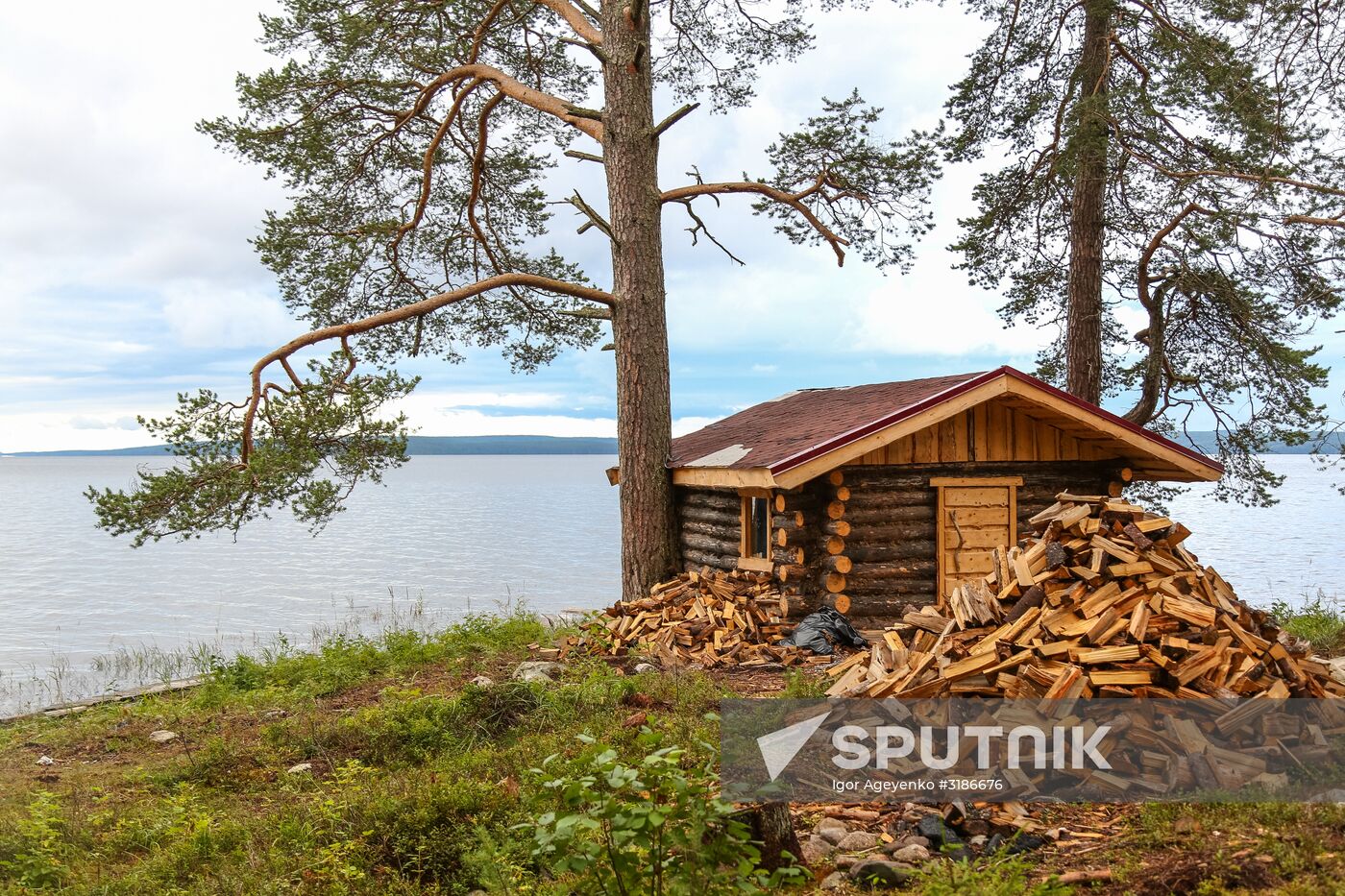 Lake Onega in Karelia