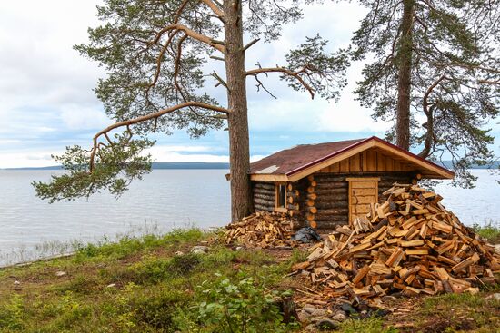 Lake Onega in Karelia