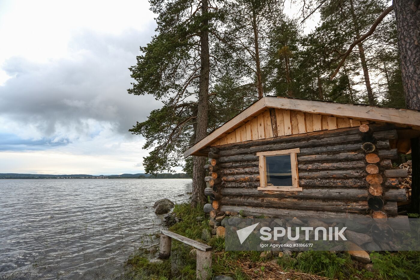Lake Onega in Karelia