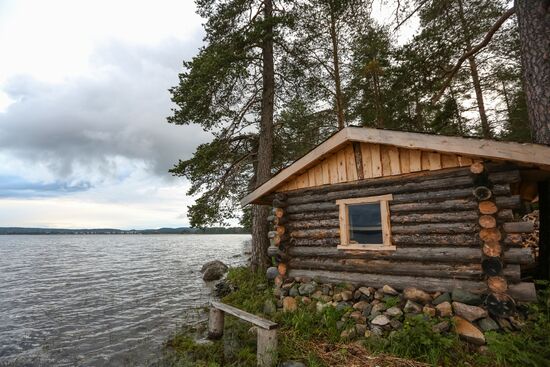 Lake Onega in Karelia