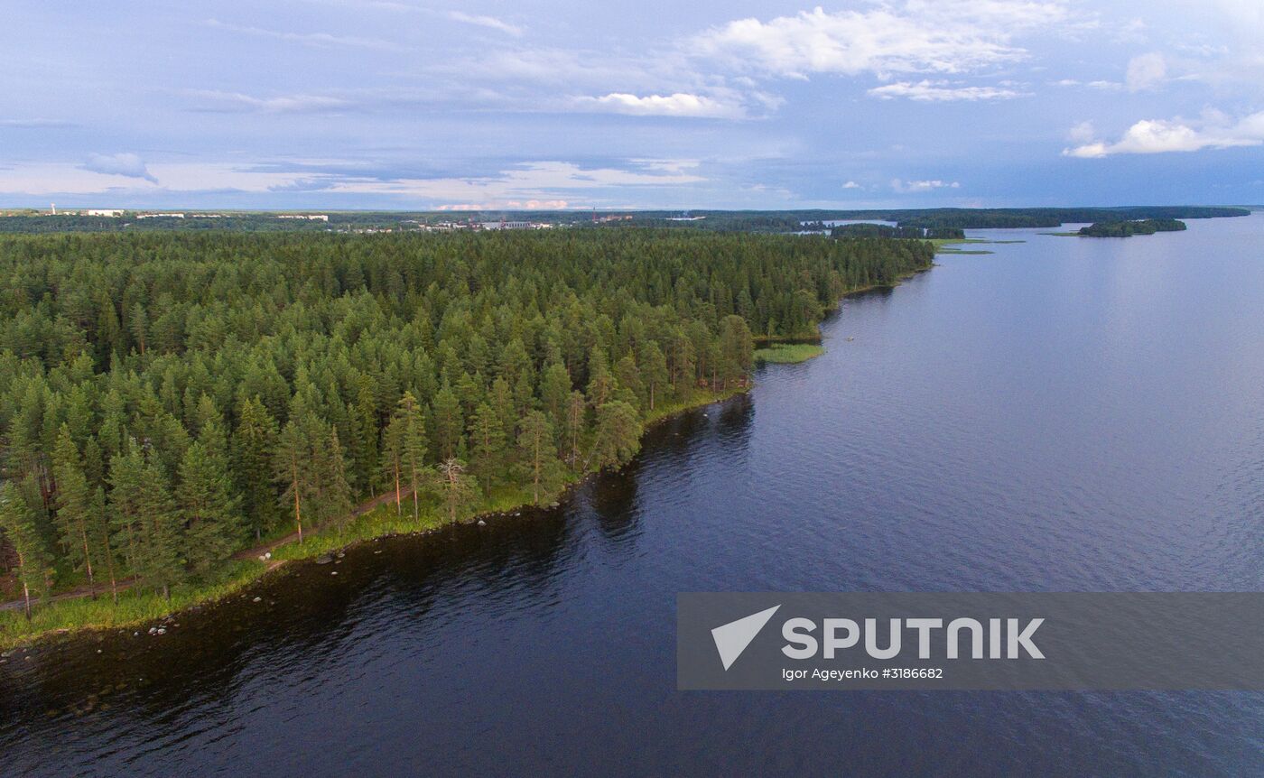 Lake Onega in Karelia