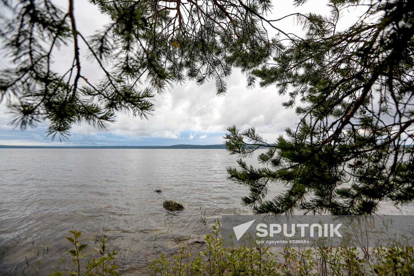 Lake Onega in Karelia