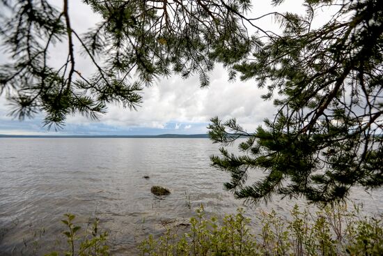 Lake Onega in Karelia