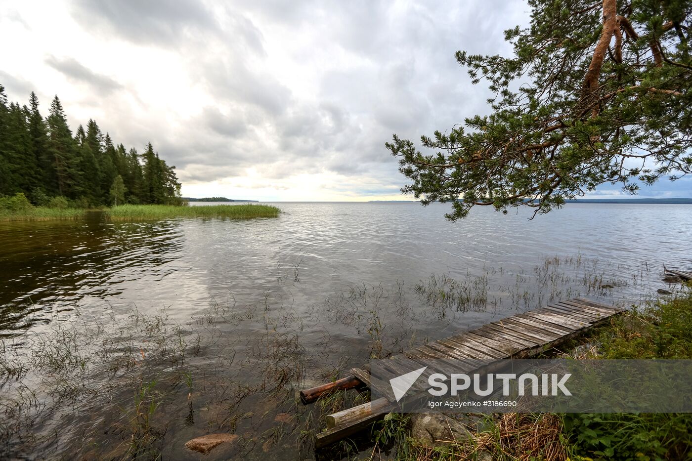 Lake Onega in Karelia