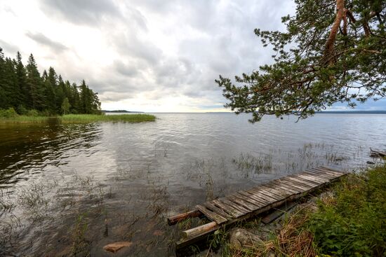 Lake Onega in Karelia