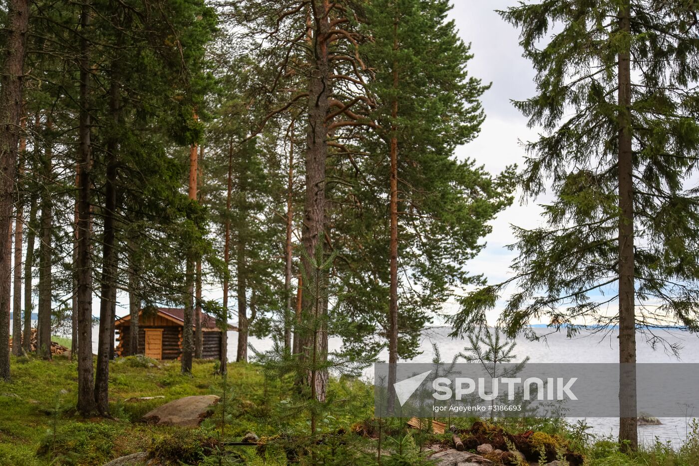 Lake Onega in Karelia