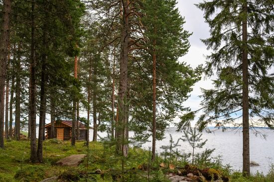 Lake Onega in Karelia