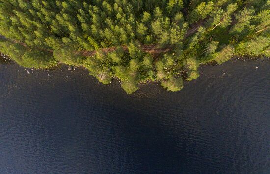 Lake Onega in Karelia