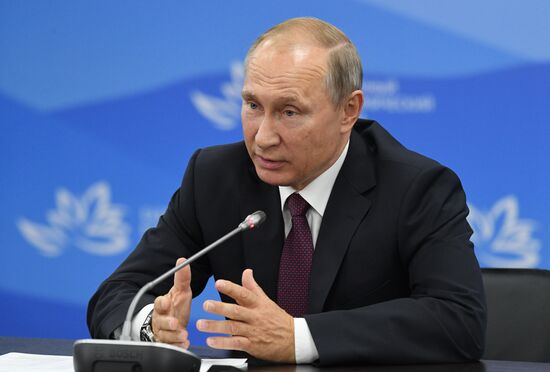 Russian President Vladimir Putin's visit to Primorye Territory. Day three