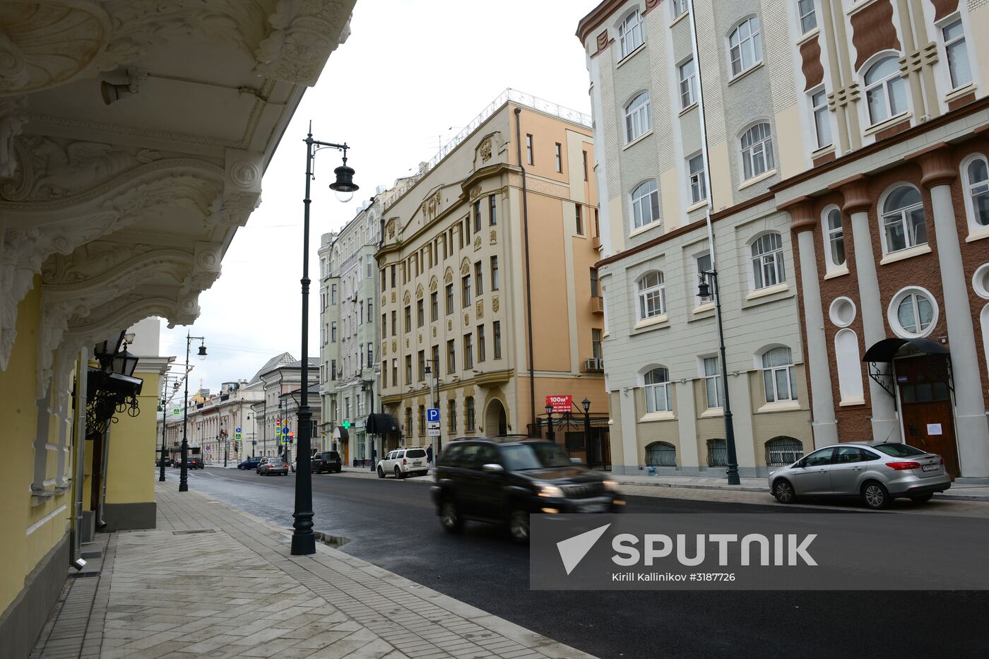 Moscow streets reconstructed