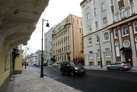 Moscow streets reconstructed