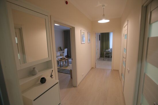 Show room of apartment for moving under relocation program