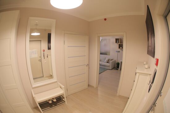 Show room of apartment for moving under relocation program