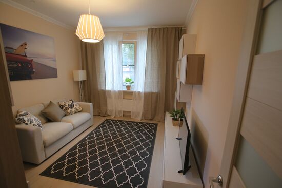 Show room of apartment for moving under relocation program