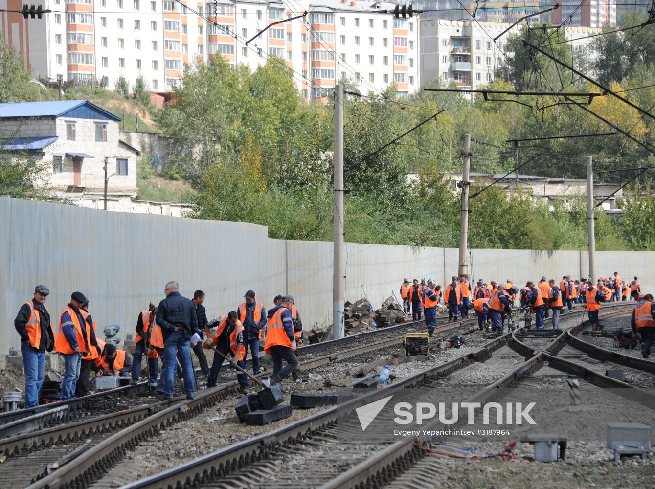 Military train derailed in the Trans-Baikal Territory